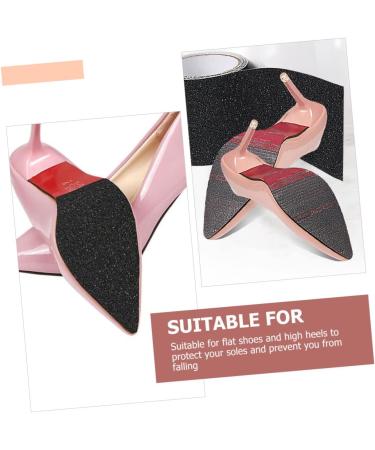NOLITOY Clear High Heels Sole Stickers | Waterproof Anti-Noise Grip Pads for Women | Transparent PVC Shoe Bottom Pads 50x10cm - Buy Online on GoSupps.com