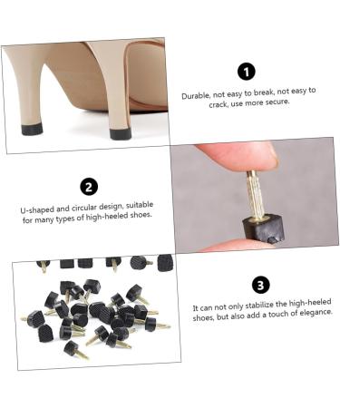 LIFKOME High Heel Repair Caps - 30 Pairs Shoe Protector & Sole Protectors | Durable TPU High Heel Tips & Stiletto Shoe Accessories for International Shipping - Buy Online on GoSupps.com