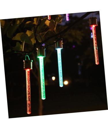 4pcs Acrylic Rod Hanging Light LED Decor Solar Powered Lights Outdoor Christmas Decor LEDs Meteor Lights LED Acrylic Tube Solar Lamp Meteor Shower Rain Lights Transparent Icicle (Transparent) - Buy Online on GoSupps.com