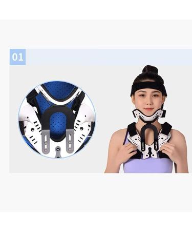 Neck Traction Device - Effective Massage & Support Collar for Neck and Shoulder Pain Relief | Improve Spine Alignment - Buy Online on GoSupps.com