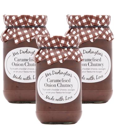Mrs Darlington's Caramelised Onion Chutney - 312g - Pack of 3