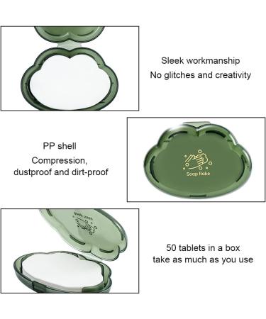 SSRDFU Soap Leaves - 200 Portable Paper Soap Packs for Travel | Mini On-the-Go Soap Sheets - Buy Online on GoSupps.com
