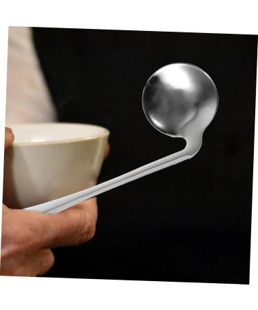 Lurrose Left-Handed Cutlery Set - Angled Lettuce Fork & Easy Grip Stainless Steel Spoon - 4-Piece Mixed Design for Comfortable Dining - Buy Online on GoSupps.com