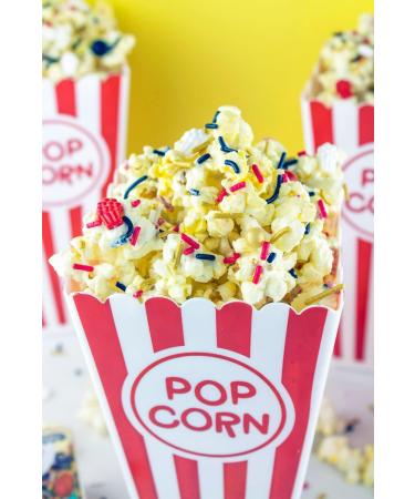 Movie Popcorn Sprinkles Edible Red and Black Confetti Cake Sprinkles Hollywood Movie Red Carpet Sprinkles for Cupcake Decorating Pearls Quin - Movie Cinema Sprinkles for Cake Decorating Decorations Movie Night - Buy Online on GoSupps.com