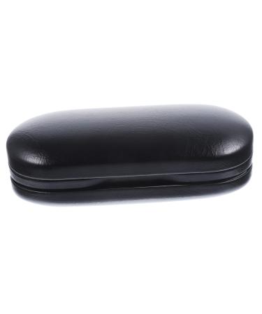Solustrious double -layer glasses case - housing contact case and solution glasses case for the trip glasses etui glasses ormanizer pupils glasses container travel with PU student mirror box camouflage 15.7x7.4x4cm