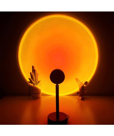 Corated sunset lamp selfie lamp sunset lamp for bedroom aesthetic room decor sunlight lamp for lighting bedroom living room sunset red - Buy Online on GoSupps.com