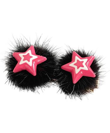 Braids Hair Clip For Hot Girls Plush Star Hair Barrettes Plush Ponytail Bangs Hair Barrettes For Teens Girls Hair Clip - Buy Online on GoSupps.com