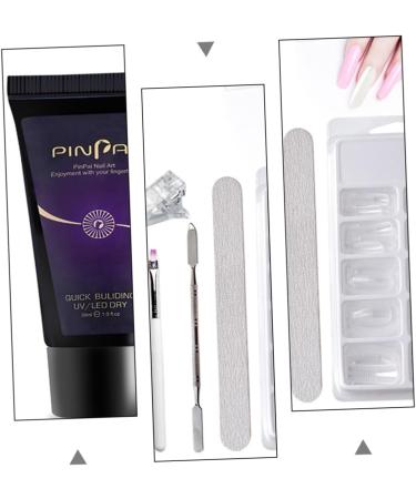 MAGICLULU 2 Sets Nail Extension Glue Set Nail Lengthen Kit Nail Extension Gel Nail Builder Gel Kit Gel Extension Nail Kit Poly Nail Gel Slip Solution Nail Polish Plastic Manicure - Buy Online on GoSupps.com