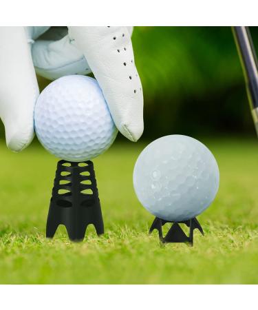 Vefungyan 18pcs Golf Tees for Indoor Training & Driving Range Practice - Black Plastic Tees for Winter Golf Simulator Mats - Buy Online on GoSupps.com