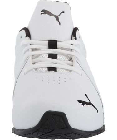 PUMA Men's Viz Runner Sneaker 11 Wide - White/Black | Lightweight Athletic Shoes - Buy Online on GoSupps.com