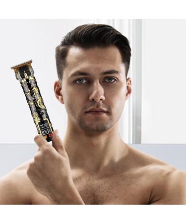 PERZOE Lcd Display Hair Clipper 1 Set Professional Carved Haircutting with Large Screen Maximum Control Digital Black A A Black - Buy Online on GoSupps.com