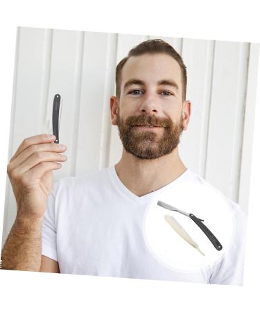 Iwowhero Men's Barber Razor Set - 2 Pcs Vintage Hairdresser Rastrillos para Afeitar Perfect for Professional Barbers - Buy Online on GoSupps.com