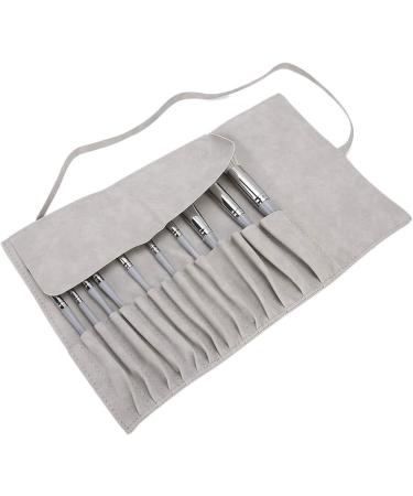 Wnvivi 14 Holes Makeup Brushes Case - Portable Roll Up Organizer Bag for Girls & Women | PU Cosmetics Storage - Buy Online on GoSupps.com