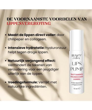 Aloha Labs Title AlohaLabs Lips Pump Transparent Lip Balm with Volumizing Effect Hydration and AntiAging With Hyaluronic Acid Collagen and Pepper 15ml - Buy Online on GoSupps.com