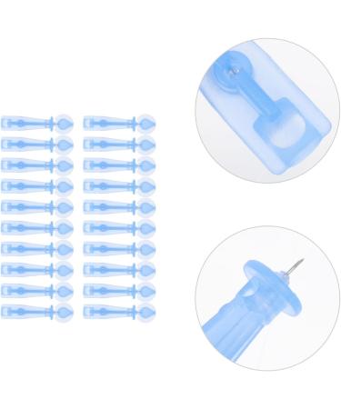 200Pcs 30G Safety Lancets for Blood Glucose Testing - Sky Blue - Buy Online on GoSupps.com