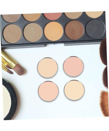 Beavorty 150 Pcs eye shadow disk toiletry containers cosmetic containers stainless steel eyeshadow plate DIY - Buy Online on GoSupps.com