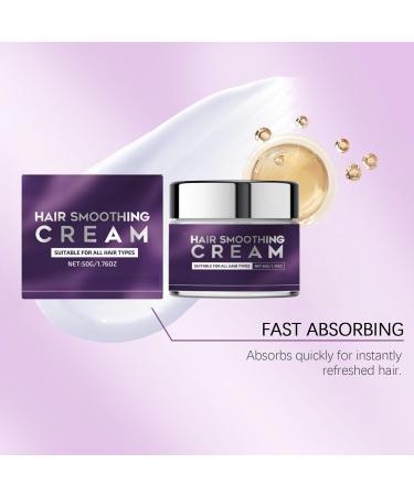 BRVLY Hair smoothing and smoothing cream conditioner for curly and dry damaged Frizzy Control care products keratin smoothing care serum for frizzy hair for women 1 - Buy Online on GoSupps.com