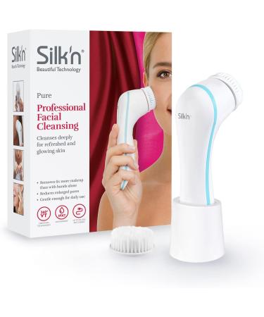 Silk'n Pure Brush Heads Facial Massage - Gentle Cleansing for All Skin Types - White (2 Pieces) - Buy Online on GoSupps.com