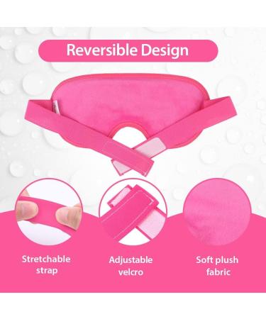 NEWGO Cooling Eye Mask for Puffy Eyes - Hot Cold Therapy Gel Mask for Migraine, Dark Circles, Dry Eyes - Reusable & Rose Red - Buy Online on GoSupps.com