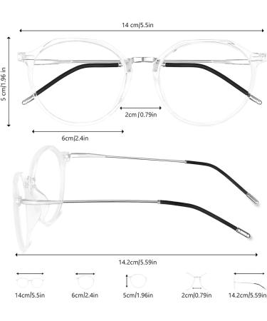 HBSelect Blue Light Filter Glasses - Protect Your Eyes from Screen Strain for Work & Gaming | Unisex Transparent Design - Buy Online on GoSupps.com