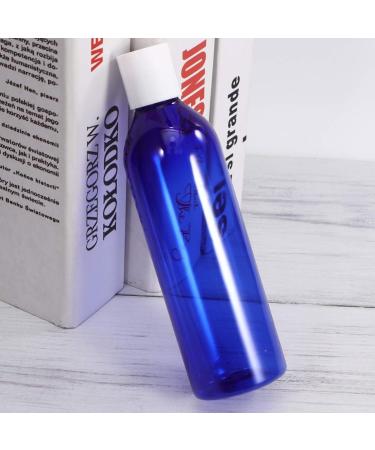 Lurrose 6-Pack 250ml Refillable Empty Plastic Cosmetic Bottles - Travel Soap Dispenser & Liquid Containers in Blue | Ideal for Creams Soaps & Water - Buy Online on GoSupps.com