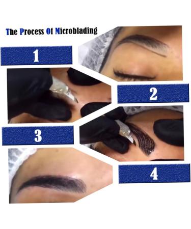 Outanaya Suit Microblading Ink & Dark Practice D and Coffee Cup Eyebrow Pen Embroidery Kit Manual Pencil Costume - Buy Online on GoSupps.com