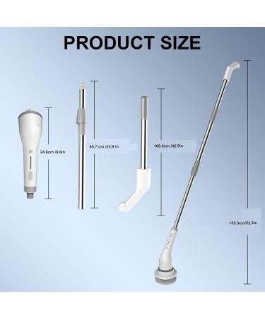 HIOPOIUYT Floor Cleansing Brush Bathroom Cleansing Brush Long Handle Cleansing Brush Bathroom Scrubbers Wall Cleansing Brush - Buy Online on GoSupps.com