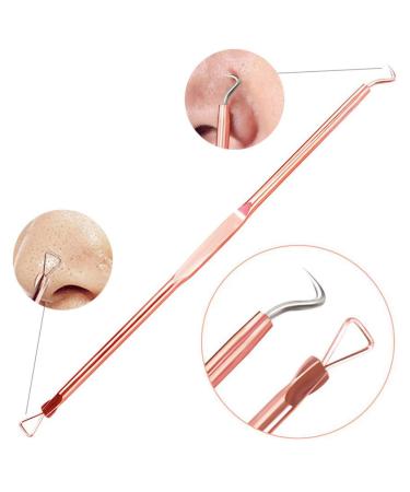 Blackhead Remover Pimple Extractor Tool Kit - Acne Treatment for Blemish & Whitehead Removal - 4 Piece Set with Case - Buy Online on GoSupps.com
