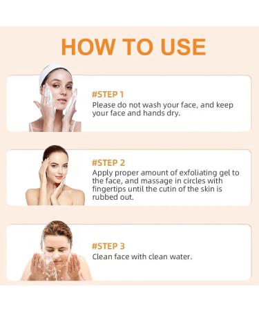 Orange Exfoliating Gel Scrub | Deep Cleansing & Moisturizing Face & Body | Natural Skin Repair for All Skin Types - Buy Online on GoSupps.com