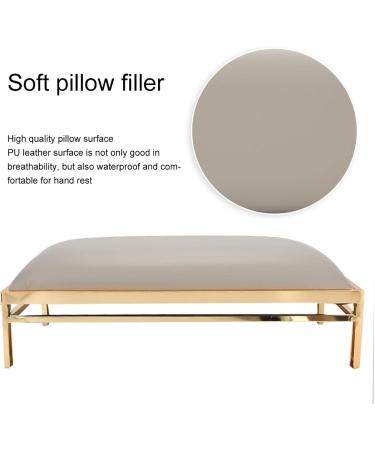 Nail Art Hand Pillow Waterproof Manicure Arm Rest Pillow Reduce Hand Pressure Relieve Hand Fatigue Nail Salon For Household(gray) - Buy Online on GoSupps.com