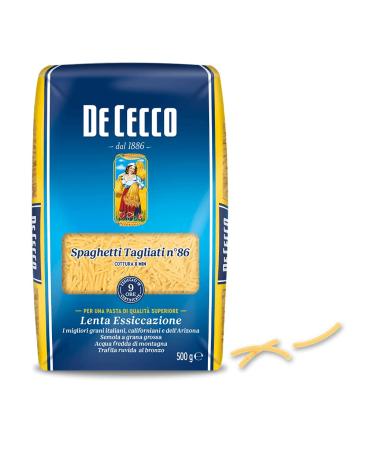 De Cecco Sliced Spaghetti N 86 The Flavor of an Italian Pasta 500 Grams