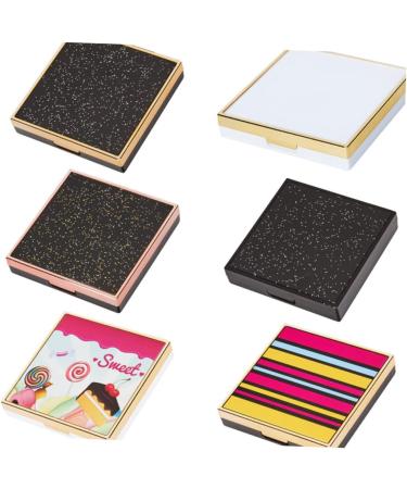Mikinona 1pc Empty Eyeshadow Dish Eyeshadow Palette DIY Makeup Palette Black Eye Shadow Girl Empty Eye Shadow - Buy Online on GoSupps.com
