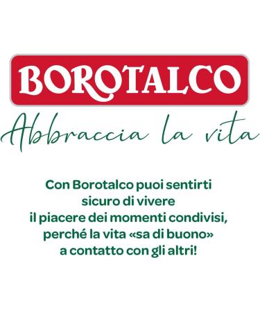  Borotalco Borotalco Original Roll-On Deodorant with Active Crystal Talc Triple Dry Protection Alcohol Free Talcum Scent - 4 x 50ml - Amazon Exclusive - Buy Online on GoSupps.com