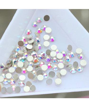 Milisten Nail Accessories AB Nail Art Rhinestones Glass Nail Crystal Flatback Beads Charms Gems Stones For Makeup Clothes Shoes Phone Shell Decor 2.0mm Nail Rhinestone - Buy Online on GoSupps.com
