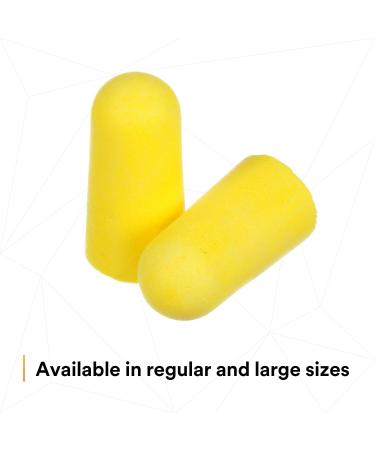 3M E-A-R TaperFit 2 Earplugs - Uncorded Yellow Foam 200 Pairs | Best Noise Reduction for Travel & Work - Buy Online on GoSupps.com