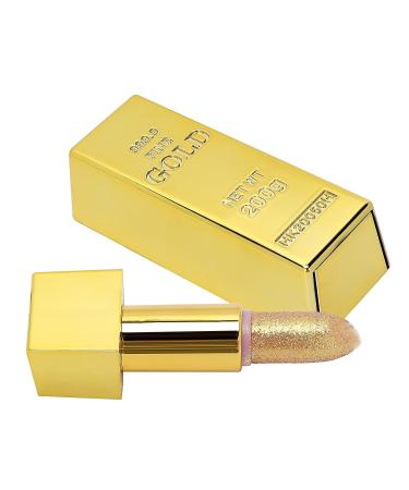 Gold Bar Design Sparkle Lipstick - Waterproof & Long-Lasting Cosmetics 3.5g - Buy Online on GoSupps.com