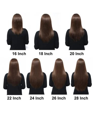 Brazilian Straight Brown Human Hair Wig with Bangs for Black Women - 18 Inch Medium Brown Non-Lace Glueless Wig - Buy Online on GoSupps.com