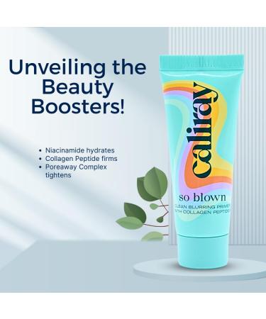Caliray Mini So Blown Blurring & Hydrating Primer - Collagen Peptide & Niacinamide | 0.34 oz | International Shipping Available - Buy Online on GoSupps.com