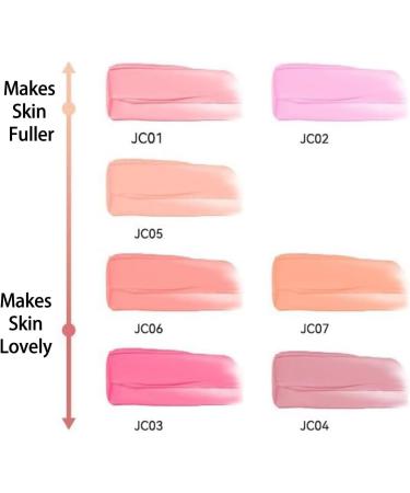  Qixfyze Aztk Jello Color Liquid Blusher Liquid Blusher Jelly Color 2025 Blushes Contouring 2 In 1 Liquid Waterproof Contouring Illuminator All Day With Mini Powder Puff - Buy Online on GoSupps.com