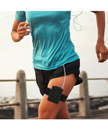 Adjustable Athletic Insulin Pump Holder for t:slim X2 - Black L-Leg Diabetic Supplies for Sports - Buy Online on GoSupps.com