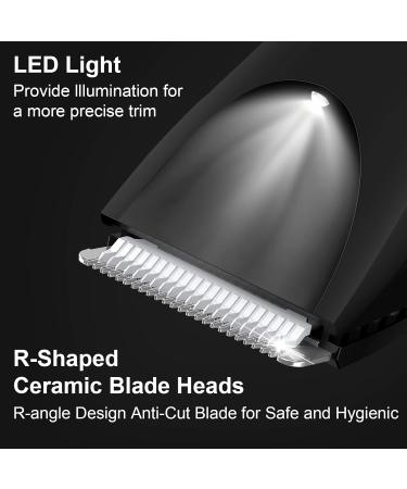 Men's Body Hair Trimmer - Waterproof Electric Razor for Pubic Hair Trimming | IPX7 Certified Includes Charging Dock - Ideal for International Shipping - Buy Online on GoSupps.com