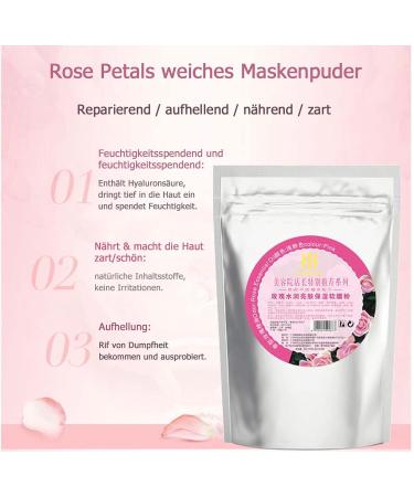 Hydro Peel Off Mask Powder 500g - Rose Leaves | Professional Spa Quality Mud & DIY Gel Mask for Facial Care - Buy Online on GoSupps.com