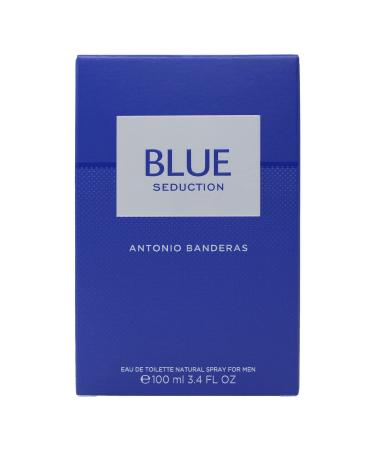 Blue Seduction by Antonio Banderas Eau De Toilette Spray 3.4 oz for Men 3.4 Fl Oz (Pack of 1)