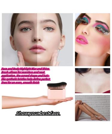 Self Tan Brush Kabuki - Best Body Makeup Brush for Self Tanner & Tanning Mousse | Liquid Foundation & Bronzer Applicator - Buy Online on GoSupps.com