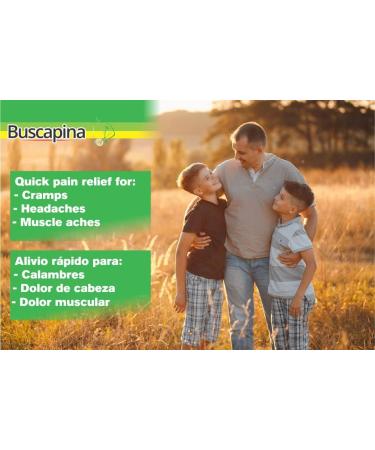 Buscapina Pain Relief Tablets - Pack of 12 Boxes | For Cramps, Headaches, Menstrual, Joint Pain & More - Buy Online on GoSupps.com