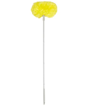 Estilo Ceiling Fan Duster - Long Ceiling Fan Cleaner | Removable & Washable, Extendable up to 47 with Detachable Microfiber Head |Feather Dusters for Cleaning | with Extension Pole, Yellow 1-Pack