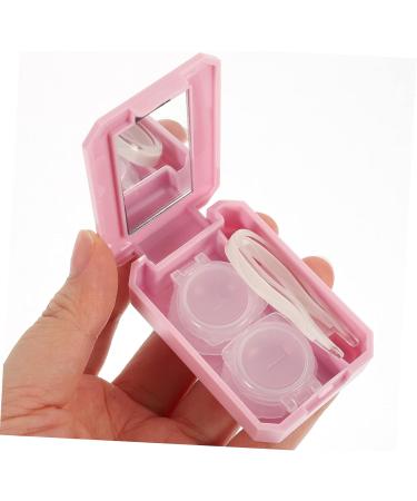 JECOMPRIS Contact Lens Container Case with Mirror - 30 Sentences Organizer Travel-Friendly 5 Color Options - Small Storage Bags for Glasses - 6.2x4.4x2.2cm - Buy Online on GoSupps.com