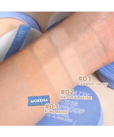 Oil Control Matte Pressed Powder Makeup - Long Lasting & Cruelty Free - Natural Beige | 0.28oz - Buy Online on GoSupps.com