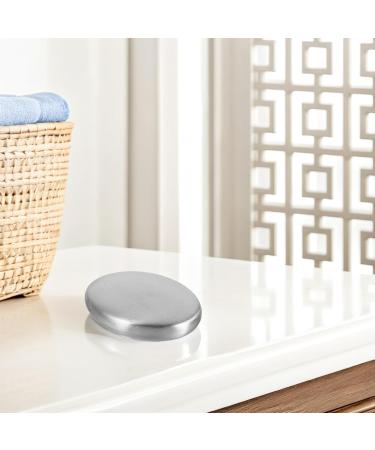 PLAFOPE Savonnette en Acier Inoxydable D sodorisant Maison Petit Savonnette M tallique Absorbeur D Odeurs Cuisine Barre Solide sans Parfum Ail Oignon et Poisson Portable et Facile  - Buy Online on GoSupps.com