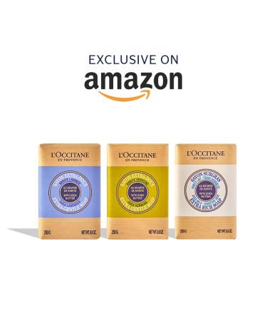 L'OCCITANE Shea Gift Set - Extra-Gentle Solid Soap: Verbena Lavender & Shea Milk | Amazon Exclusive - Buy Online on GoSupps.com
